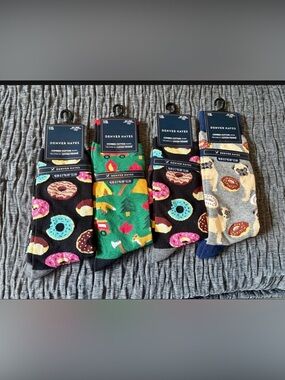 Novelty Socks. 4- pair